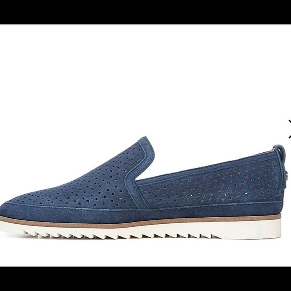 franco sarto navy blue loafers